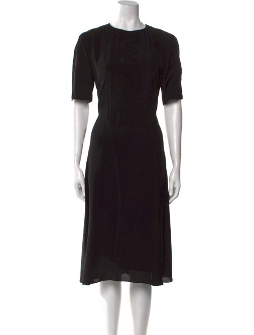 Acne Studios Crew Neck Midi Length Dress