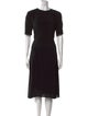 Acne Studios Crew Neck Midi Length Dress