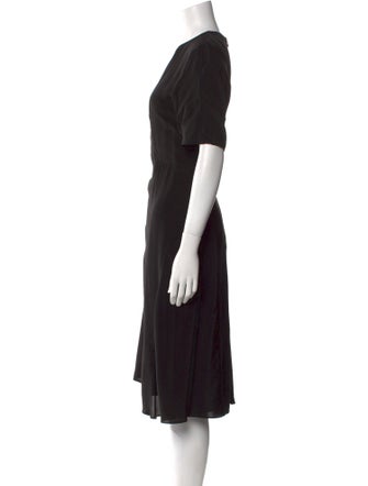 Acne Studios Crew Neck Midi Length Dress