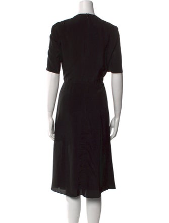 Acne Studios Crew Neck Midi Length Dress