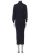 Acne Studios Merino Wool Midi Length Dress