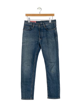 Acne Studios Mid-Rise Straight Leg Jeans