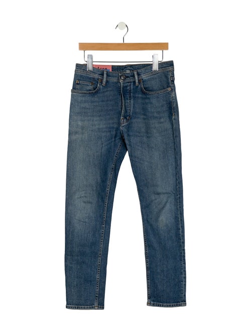 Acne Studios Mid-Rise Straight Leg Jeans
