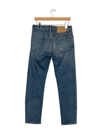 Acne Studios Mid-Rise Straight Leg Jeans