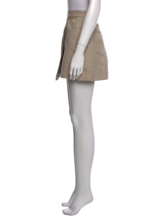 Acne Studios Distressed Accents Mini Skirt