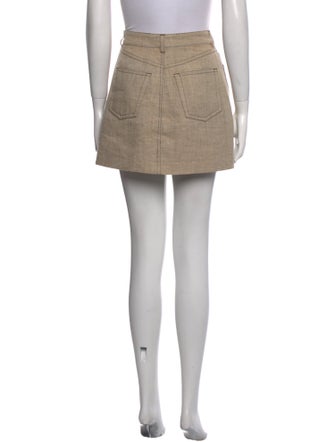 Acne Studios Distressed Accents Mini Skirt