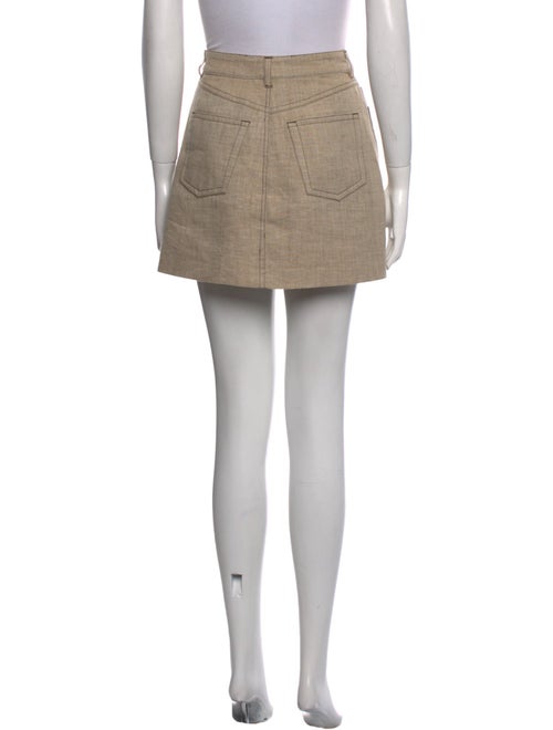 Acne Studios Distressed Accents Mini Skirt