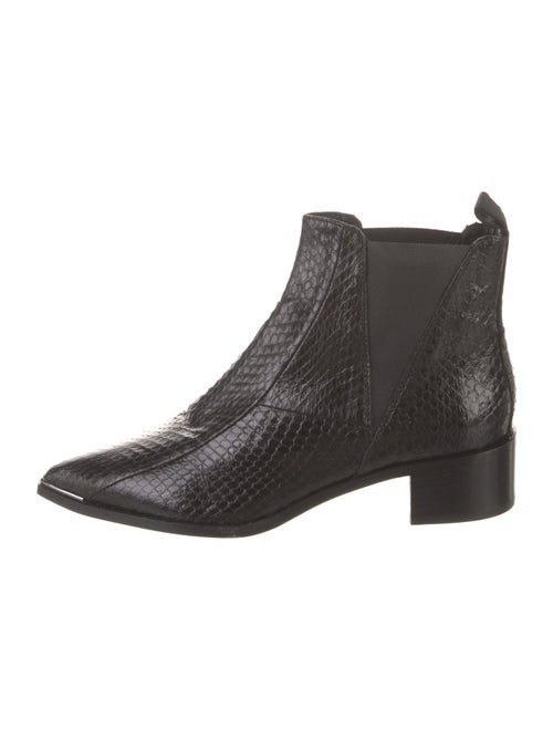 Acne Studios Snakeskin Chelsea Boots