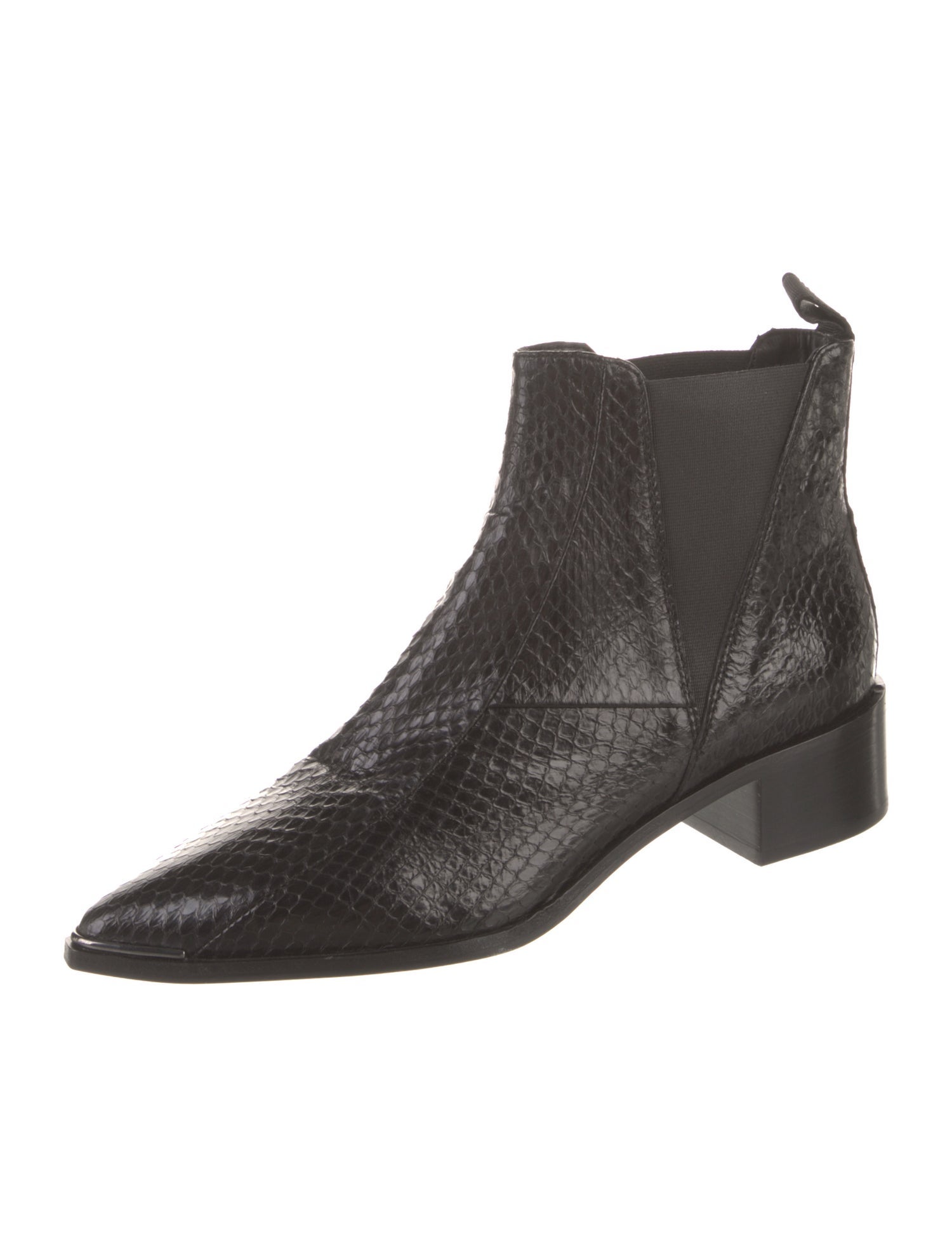 Acne Studios Snakeskin Chelsea Boots