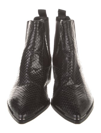 Acne Studios Snakeskin Chelsea Boots