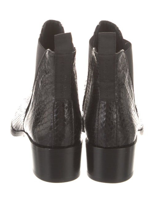 Acne Studios Snakeskin Chelsea Boots