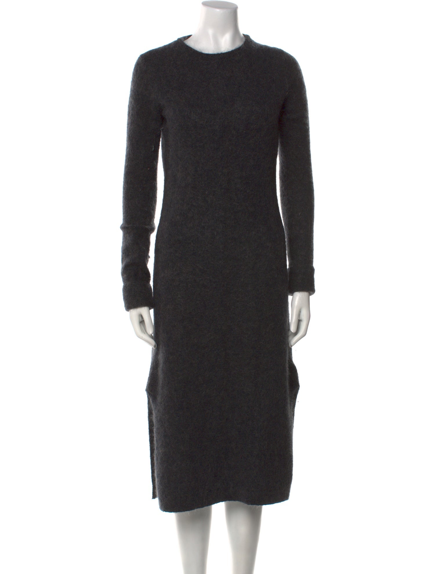 Acne Studios Crew Neck Midi Length Dress