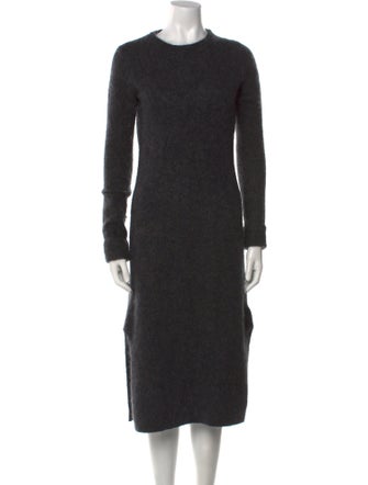 Acne Studios Crew Neck Midi Length Dress