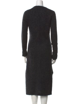 Acne Studios Crew Neck Midi Length Dress