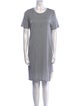 Acne Studios Scoop Neck Mini Dress
