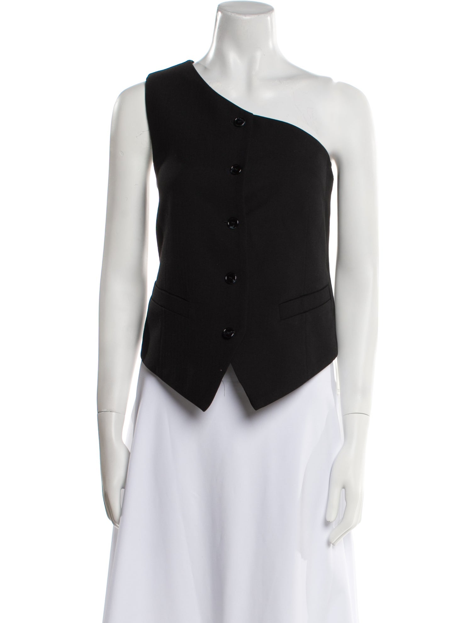 Acne Studios One-Shoulder Sleeveless Top