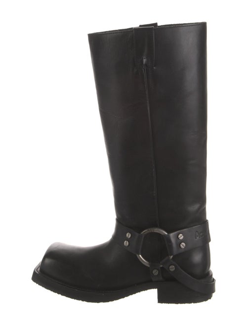 Acne Studios Leather Moto Boots