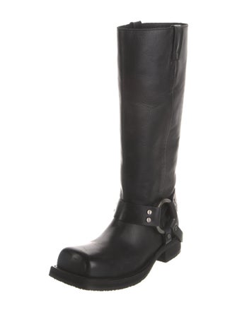 Acne Studios Leather Moto Boots