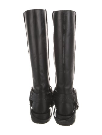 Acne Studios Leather Moto Boots