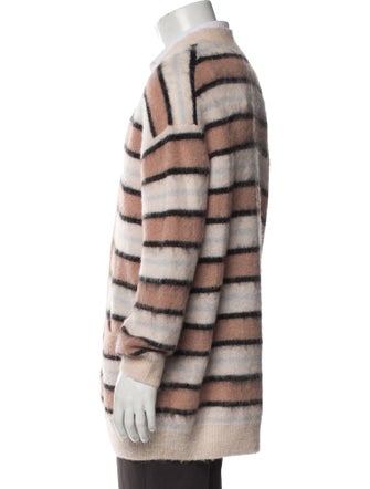Acne Studios Striped V-Neck Cardigan