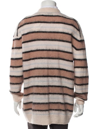 Acne Studios Striped V-Neck Cardigan