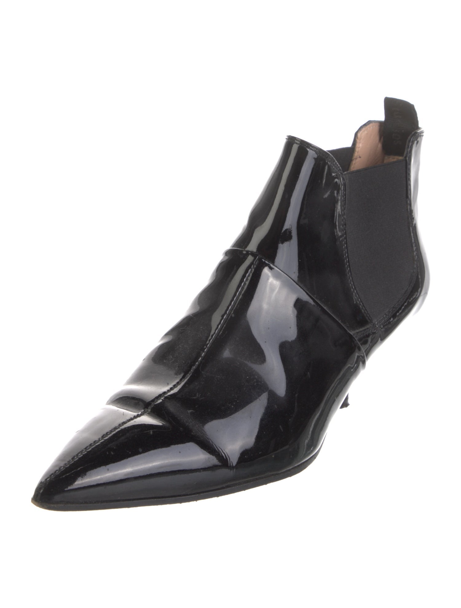 Acne Studios Patent Leather Chelsea Boots