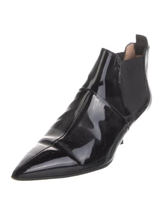 Acne Studios Patent Leather Chelsea Boots