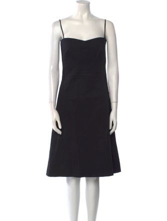 Acne Studios Mingle Slubs Knee-Length Dress