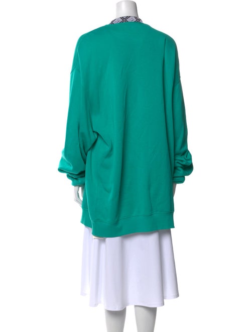 Acne Studios Mock Neck Long Sleeve Sweatshirt