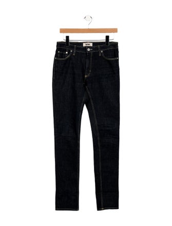 Acne Studios Mid-Rise Straight Leg Jeans