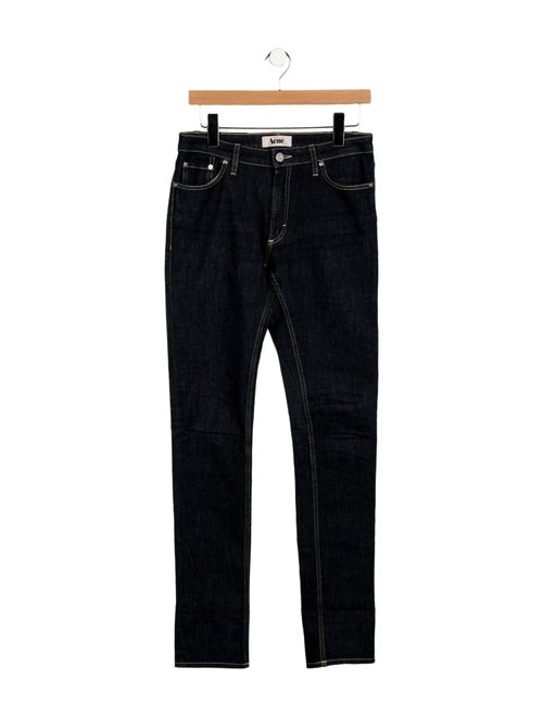 Acne Studios Mid-Rise Straight Leg Jeans