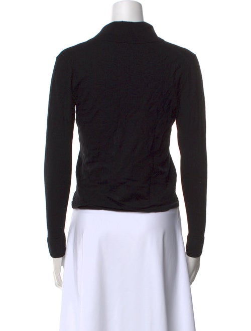 Acne Studios Merino Wool Mock Neck Crop Top