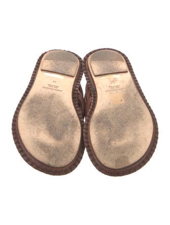 Acne Studios Leather Flip Flops