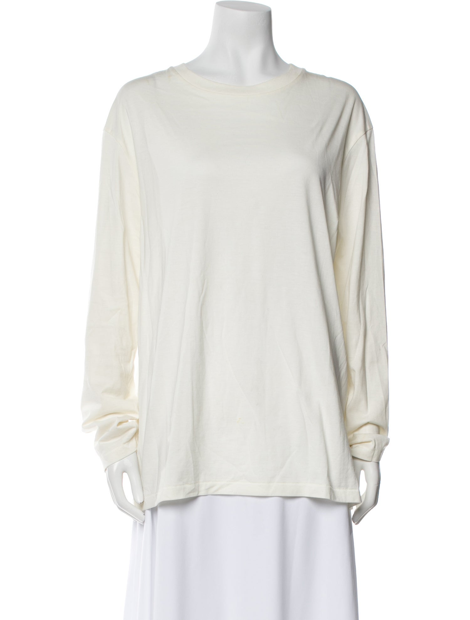 Acne Studios Bateau Neckline Long Sleeve T-Shirt