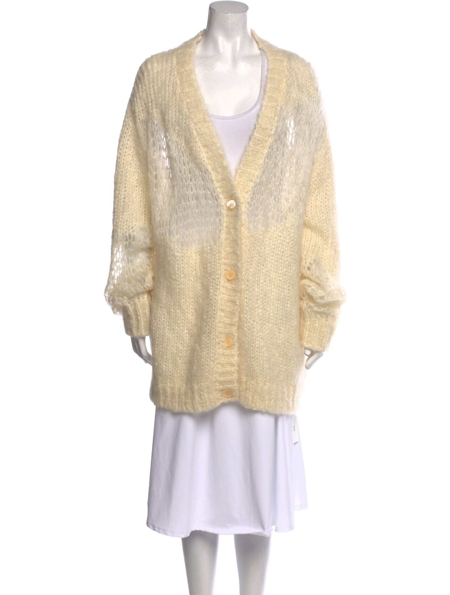 Acne Studios Mohair V-Neck Sweater