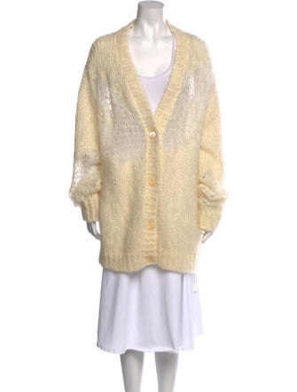 Acne Studios Mohair V-Neck Sweater