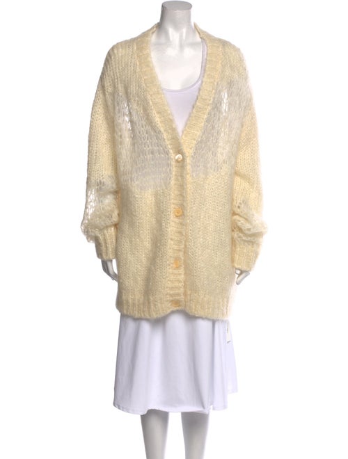 Acne Studios Mohair V-Neck Sweater