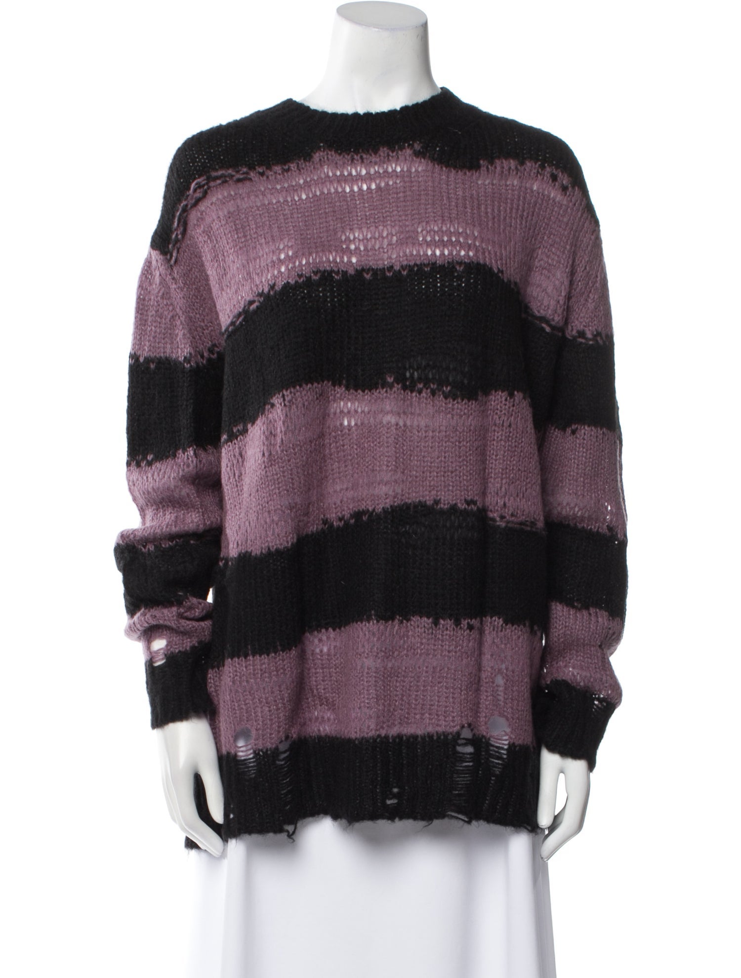 Acne Studios Striped Crew Neck Sweater