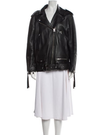 Acne Studios Leather Biker Jacket