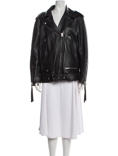 Acne Studios Leather Biker Jacket