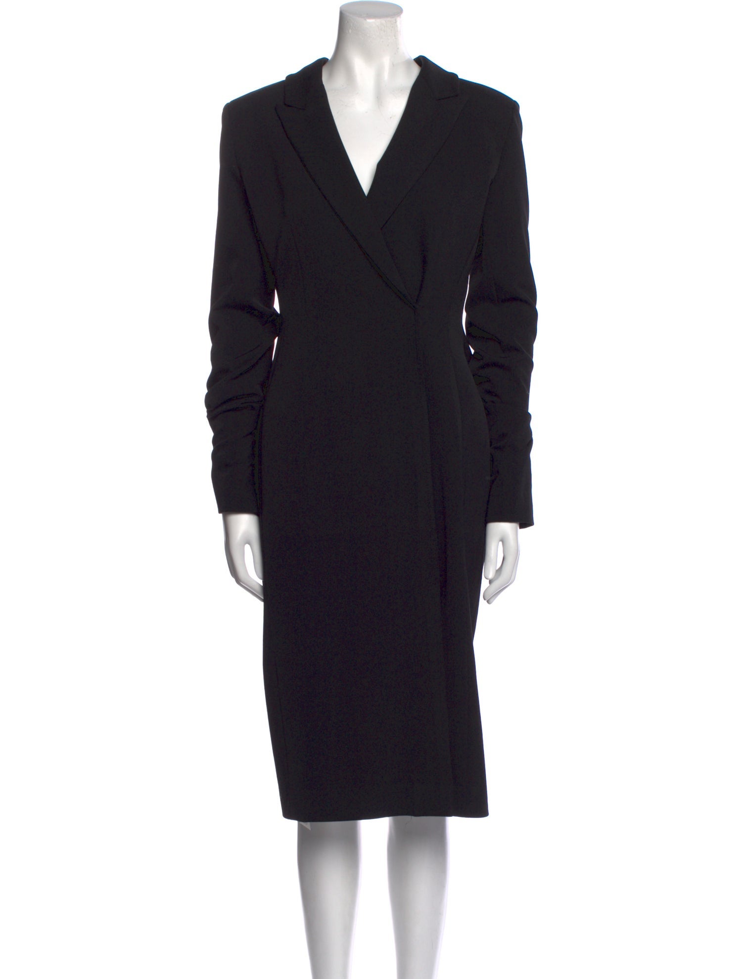 Acne Studios V-Neck Midi Length Dress