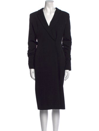 Acne Studios V-Neck Midi Length Dress