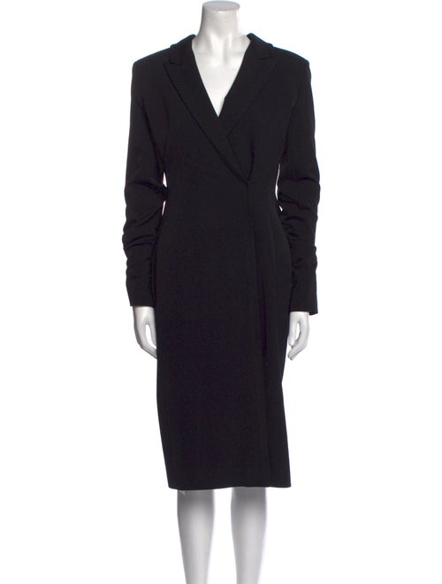 Acne Studios V-Neck Midi Length Dress