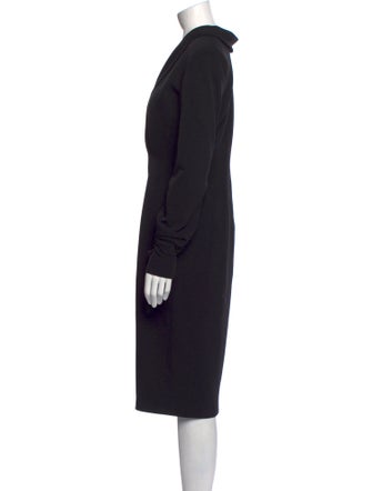 Acne Studios V-Neck Midi Length Dress