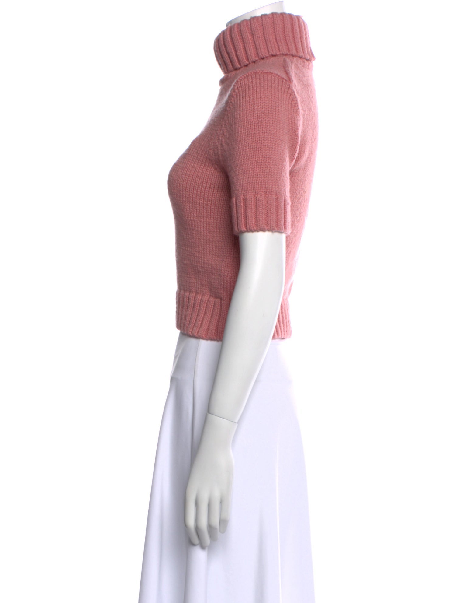 Acne Studios Wool Turtleneck Crop Top