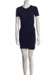 Acne Studios Crew Neck Mini Dress