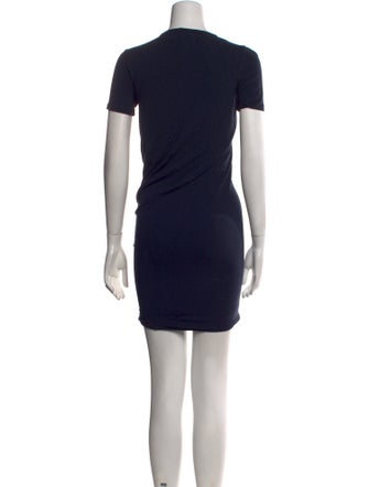 Acne Studios Crew Neck Mini Dress