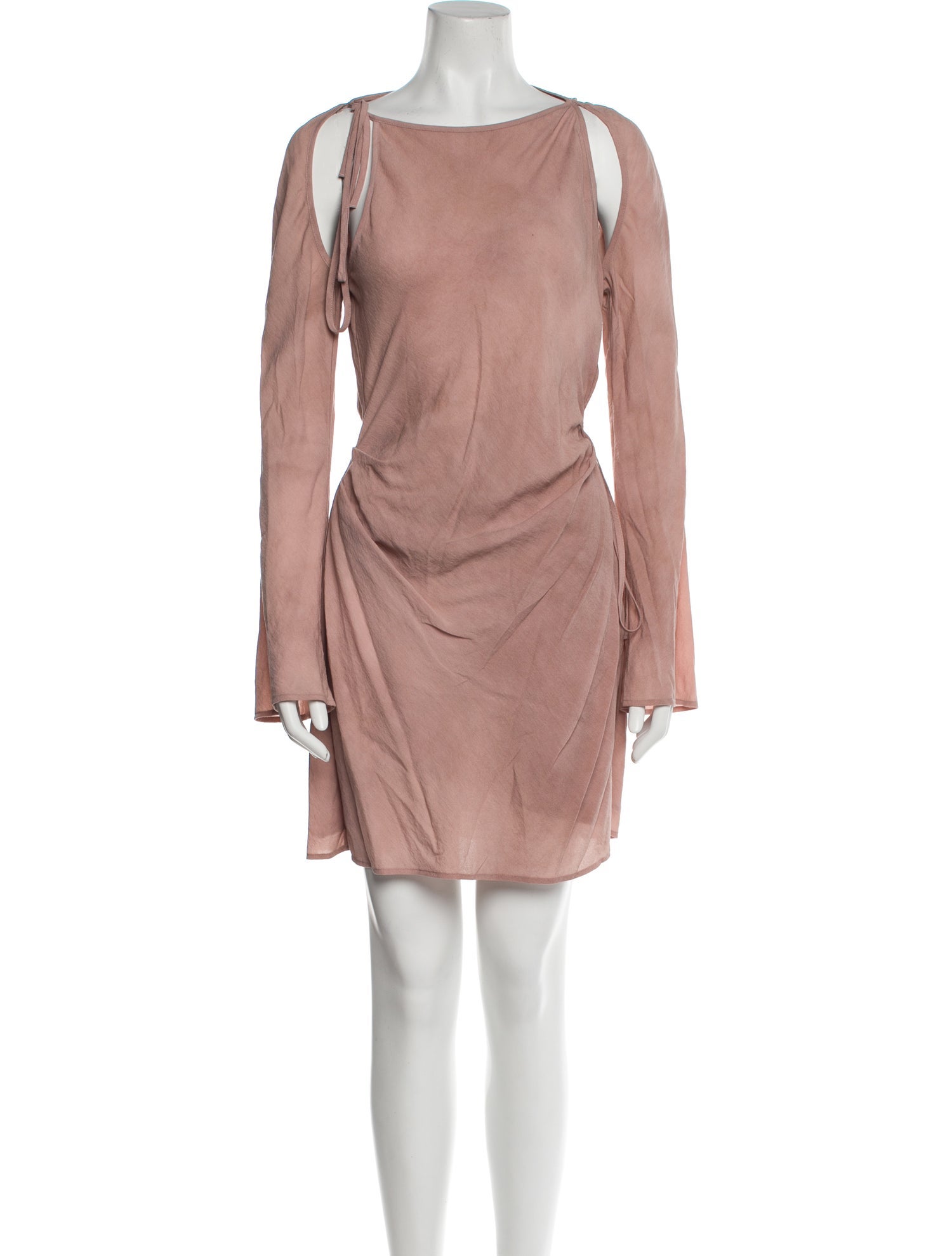 Acne Studios Bateau Neckline Mini Dress