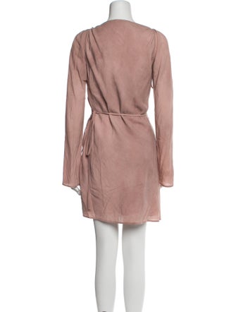 Acne Studios Bateau Neckline Mini Dress