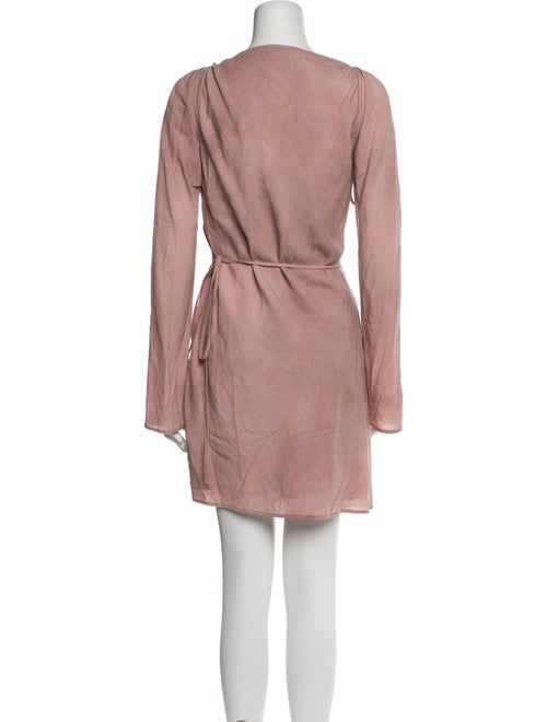 Acne Studios Bateau Neckline Mini Dress